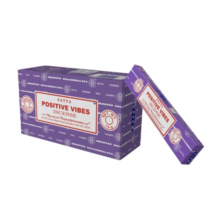 SATYA - POSITIVE VIBES INCENSE STICKS 15GX