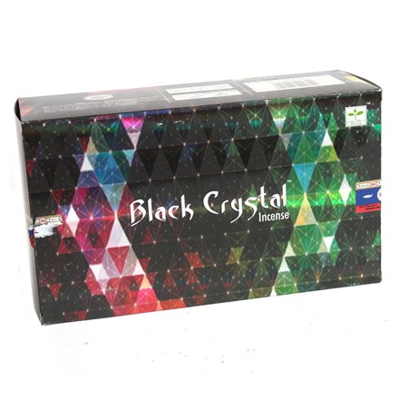 SATYA - BLACK CRYSTAL INCENSE STICKS -