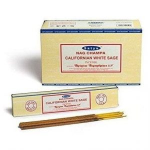 SATYA - CALIFORNIAN WHITE SAGE INCENSE STICKS - 12