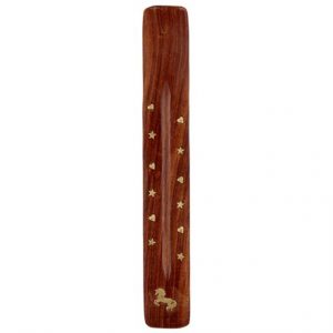 SHEESHAM - WOODEN INCENSE BURNER - UNICORN