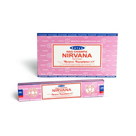 SATYA - NIRVANA INCENSE STICKS - 12X15G