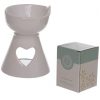 EDEN - OIL BURNER - WHITE HEART CUTOUT