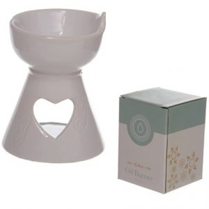 EDEN - OIL BURNER - WHITE HEART CUTOUT