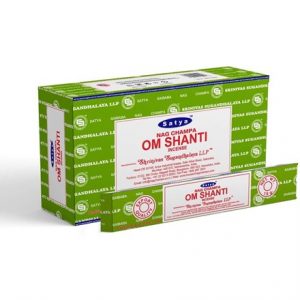 SATYA - OM SHANTI INCENSE STICKS - 15G X