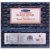 SATYA - BLACK OPIUM INCENSE STICKS - 15G X 12PACK