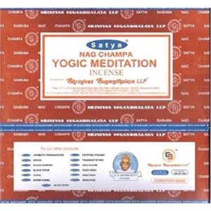 SATYA-YOGIC MEDITATION INCENSE STICKS-15G X 12PACK