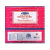 SATYA - INDIAN ROSE INCENSE STICKS -15G X 12PACK