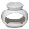 EDEN - OVAL DOUBLE DISH CERAMIC BURNER - WHITE