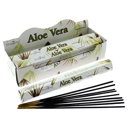 STAMFORD - ALOE VERA INCENSE STICKS - 6 X 20