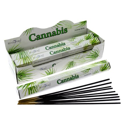STAMFORD - CANNABIS INCENSE STICKS - 6 X 20