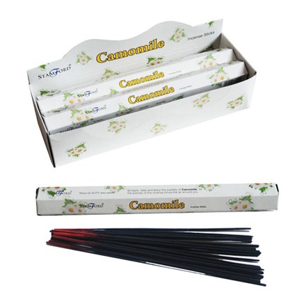 STAMFORD - CAMOMILE INCENSE STICKS - 6 X 20