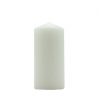 RUBY - WHITE PILLAR CANDLE - 150 X 70MM