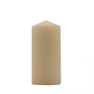 RUBY - BROWN PILLAR CANDLE - 150 X 70MM