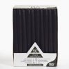 RUBY - 10" BLACK TAPER CANDLES -