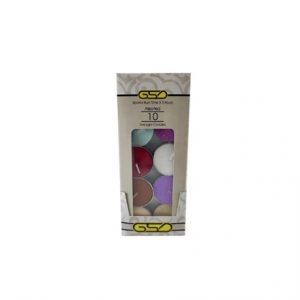GSD - ASST COLOUR TEA LIGHTS -