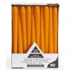 RUBY - 10" ORANGE TAPER CANDLES -