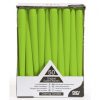RUBY - 10" LIME GREEN TAPER CANDLES -