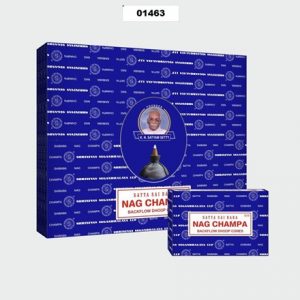 SATYA - NAG CHAMPA BLACKFLOW CONES -