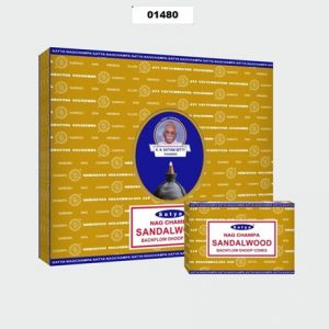 SATYA - SANDALWOOD BLACKFLOW CONES -