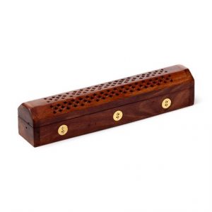 SHEESHAM - WOOD ASHCATCHER BOX YIN YANG INLAY