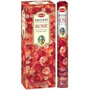 HEM PRECIOUS ROSE INCENSE STICKS -
