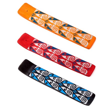 MANGO WOOD TRIBAL INCENSE STICKS HOLDER