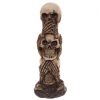 HEAR NO SPEAK NO SEE NO SKULL - TOTEM DECORATION