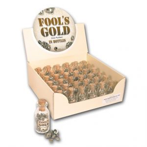 BFS - FOOL'S GOLD IRON PYRITE IN BOTTLES