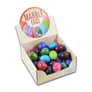 BFS - 2" COLOURED MARBLE EGG PACK