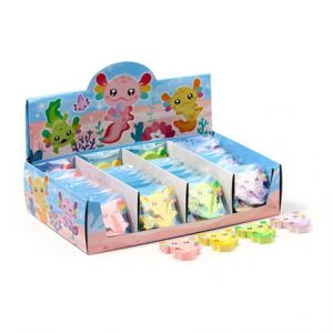 AXOLOTL 2 PIECE ERASER SET
