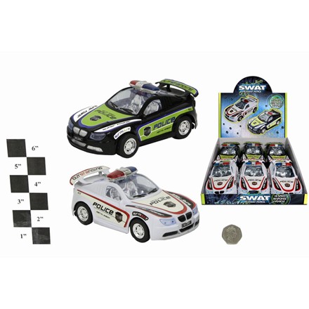 SWAT POLICE PLASTIC FRICTION CAR