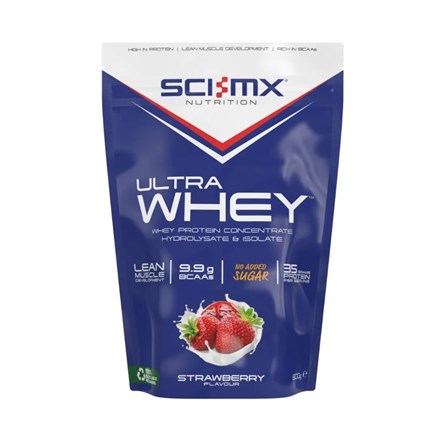 SCI-MX - ULTRA WHEY POWDER STRAWBERRY - 800G