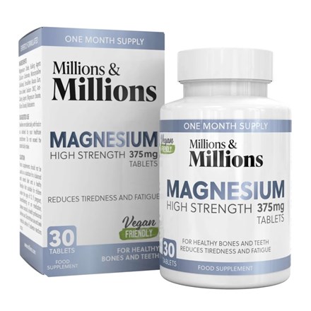 MILLIONS & MILLIONS - MAGNESIUM 375MG 30 TABLETS