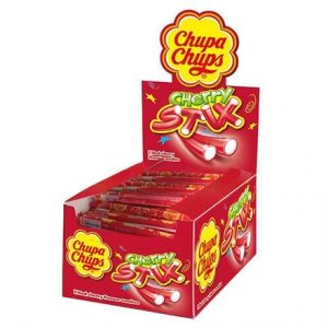 CHUPA CHUPS CHERRY STIX 10GM -