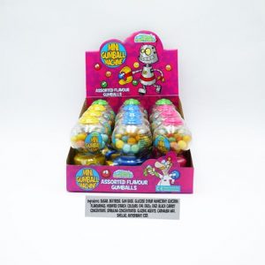 MINI GUMBALL MACHINE - 12PK EXP:09/09/27