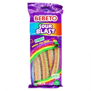BEBETO SOUR BLAST RAINBOW BELT - 24PK : EXP 01/26