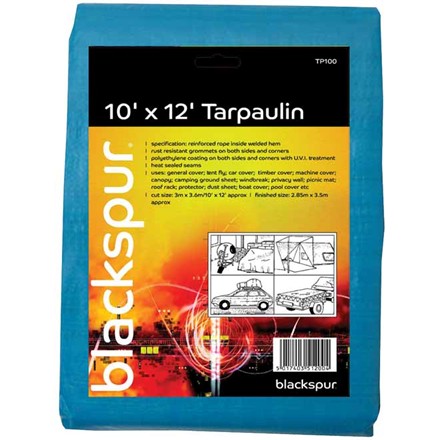 BLACKSPUR - TARPAULIN - 10' X 12'