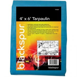 BLACKSPUR - TARPAULIN - 4' X 6'