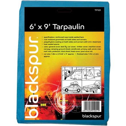 BLACKSPUR - TARPAULIN - 6' X 9'
