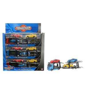 TEAMSTERZ - CAR TRANSPORTER - DIE CAST(METAL)