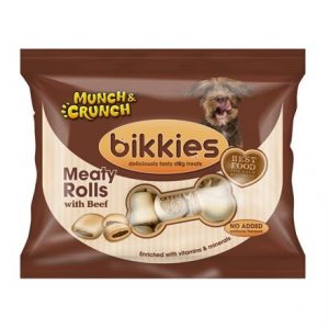 MUNCH & CRUNCH - MEATY ROLLS WITH BEEF - 300G