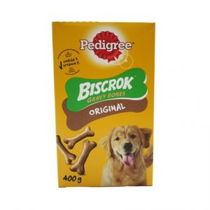 PEDIGREE BISCROK GRAVY BONES 400GM -