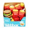 DOG TOY SQUEAKY BURGER & FRIES