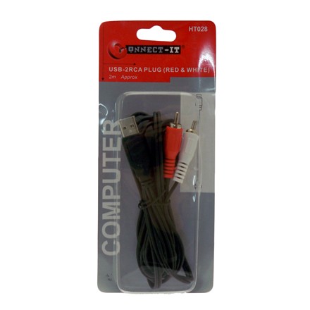 USB-2RCA PLUG