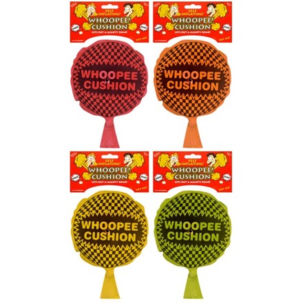 WHOOPEE CUSHION - SELF INFLATING - 3ASST