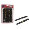 SWL - LEATHER WATCH STRAPS - 10MM - BLACK - 10PK