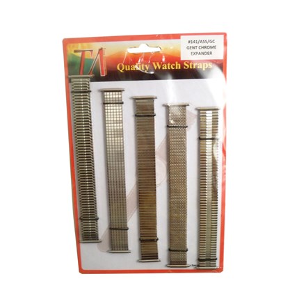 SWL - GENT CHROME EXPANDER STRAPS -