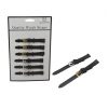 SWL - HIGH GRADE LEATHER WATCH STRAPS -12MM- BLACK