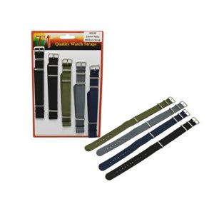 SWL - NYLON WATCH STRAPS - 18MM - MILITARY COLOURS