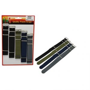 SWL - NYLON WATCH STRAPS - 20MM - MILITARY COLOURS